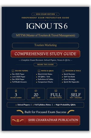 IGNOU TS-6 Book (Tourism Marketing) | Study Guide