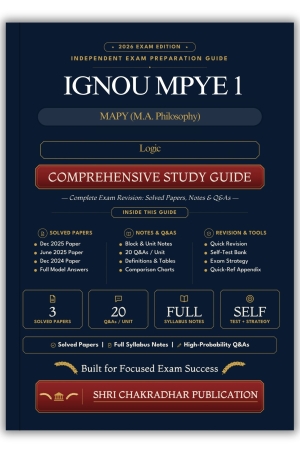 IGNOU MPYE-1 Book (Logic) | Study Guide