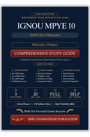 IGNOU MPYE-10 Book (Philosophy of Religion) | Study Guide