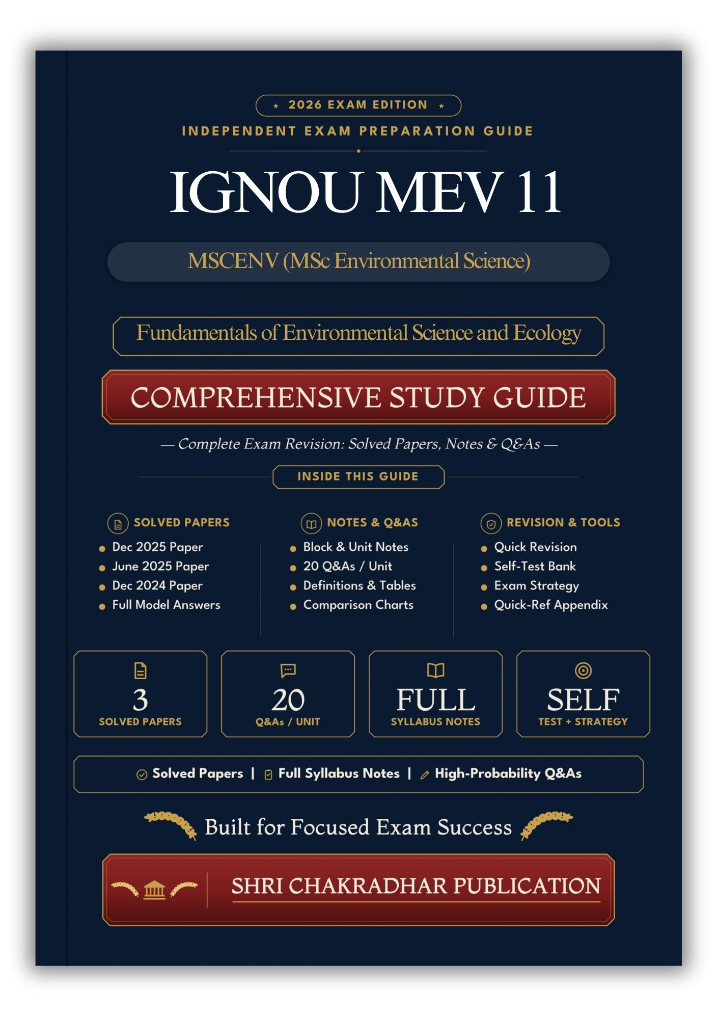 IGNOU MEV-11 Book (Fundamentals of Environmental Science and Ecology) | Study Guide