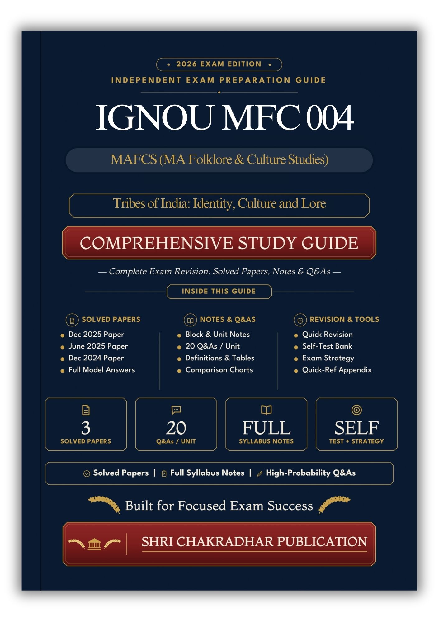 IGNOU MFC-004 Book (Tribes of India: Identity, Culture and Lore) | Study Guide