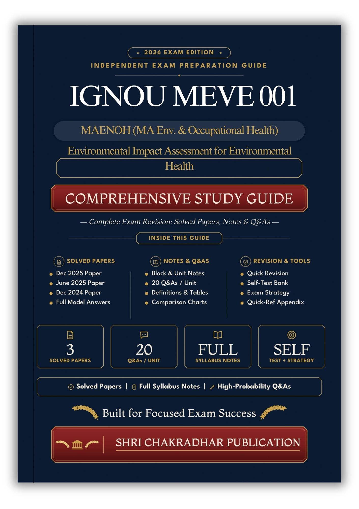 IGNOU MEVE-001 Book (Environmental Impact Assessment for Environmental Health) | Study Guide