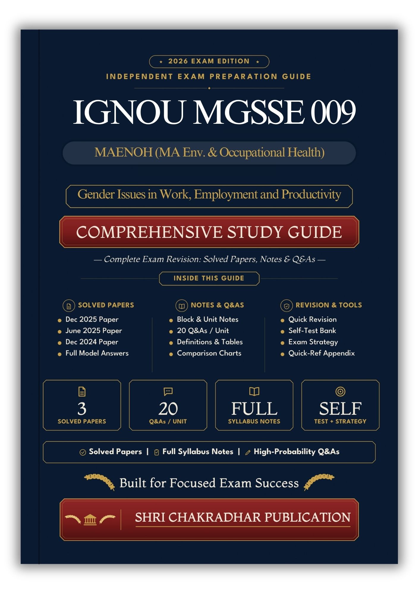 IGNOU MGSSE-009 Book (Gender Issues in Work, Employment and Productivity) | Study Guide