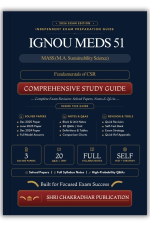IGNOU MEDS-51 Book (Fundamentals of CSR) | Study Guide