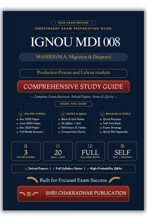 IGNOU MDI-008 Book (Production Process and Labour markets) | Study Guide