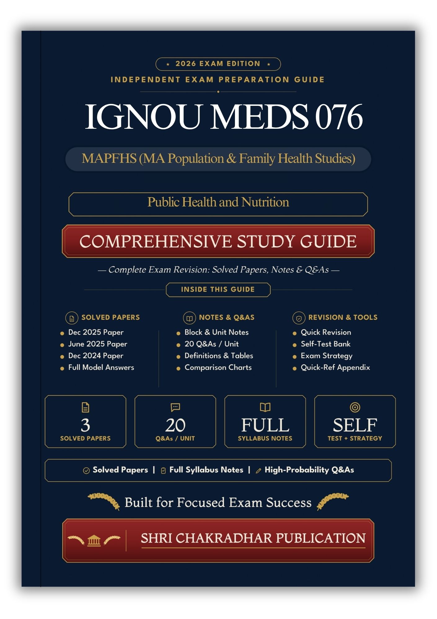 IGNOU MEDS-076 Book (Public Health and Nutrition) | Study Guide