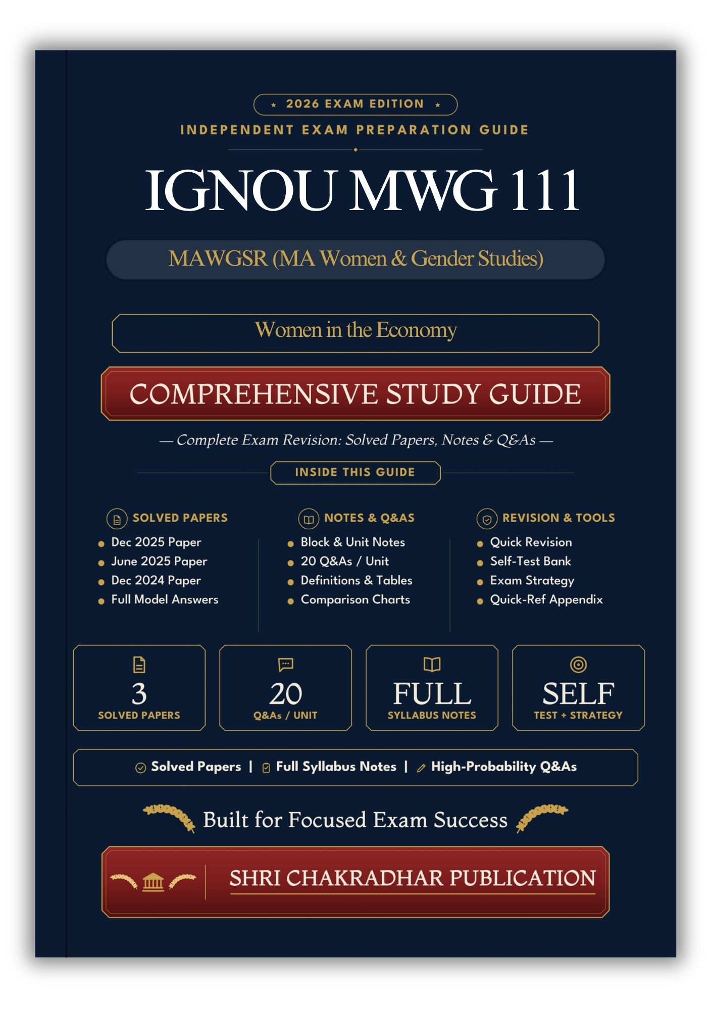 IGNOU MWG-111 Book (Women in the Economy) | Study Guide