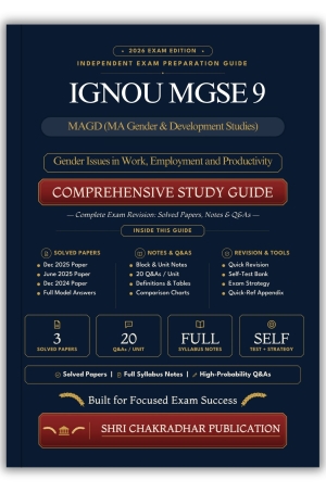 IGNOU MGSE-9 Book (Gender Issues in Work, Employment and Productivity) | Study Guide