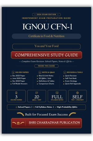 IGNOU CFN-1 Book (You and Your Food) | Study Guide