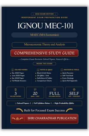 IGNOU MEC-101 Book (Microeconomic Theory and Analysis) | Study Guide