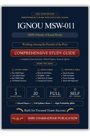IGNOU MSW-011 Book (Working Among the Poorest of the Poor) | Study Guide
