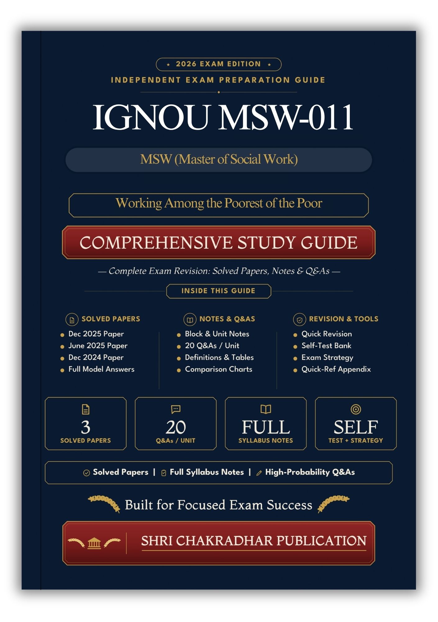 IGNOU MSW-011 Book (Working Among the Poorest of the Poor) | Study Guide