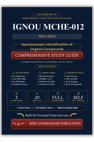 IGNOU MCHE-012 Book (Spectroscopic Identification of Organic Compounds) | Study Guide