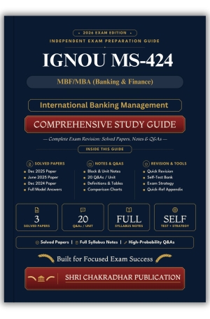 IGNOU MS-424 Book (International Banking Management) | Study Guide