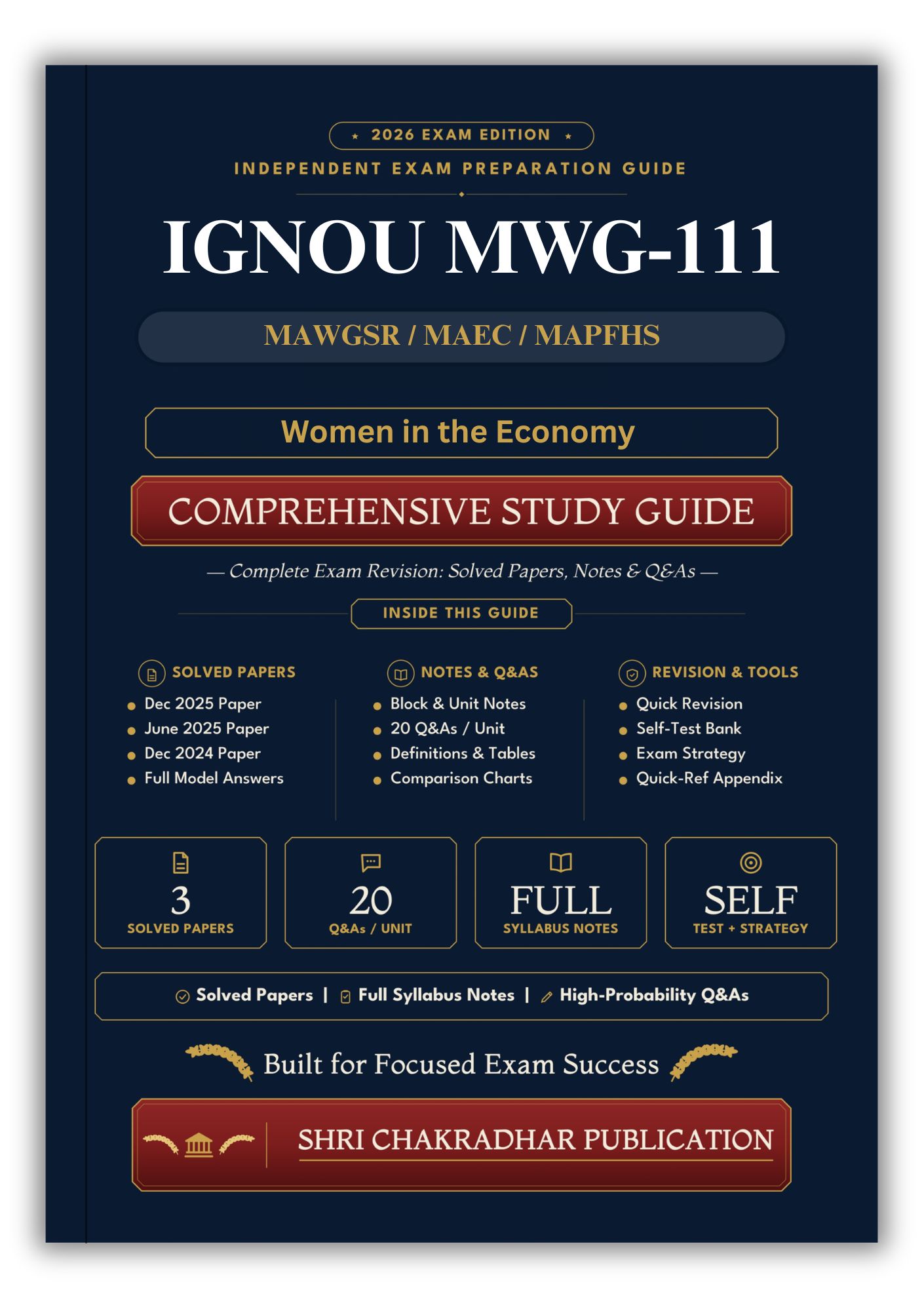 IGNOU MWG-111 Book (Women in the Economy) | Study Guide