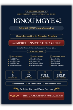 IGNOU MGYE-042 Book (Geoinformatics in Disaster Studies) | Study Guide