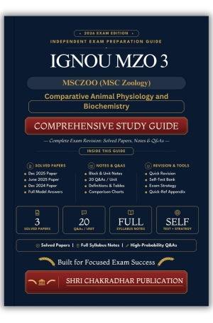 IGNOU MZO-003 Book (Comparative Animal Physiology and Biochemistry) | Study Guide