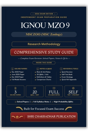 IGNOU MZO-009 Book (Research Methodology) | Study Guide