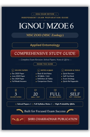 IGNOU MZOE-006 Book (Applied Entomology) | Study Guide