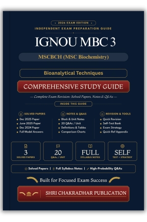 IGNOU MBC-003 Book (Bioanalytical Techniques) | Study Guide