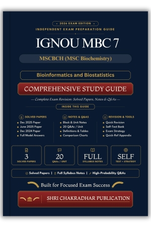 IGNOU MBC-007 Book (Bioinformatics and Biostatistics) | Study Guide