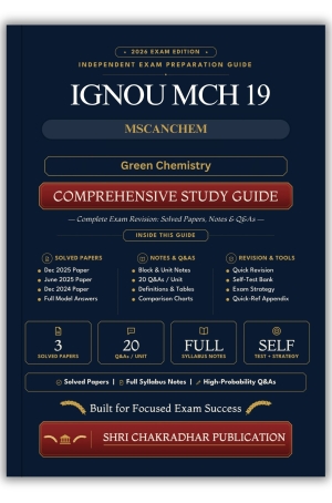 IGNOU MCH-019 Book (Green Chemistry) | Study Guide