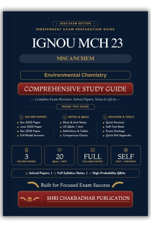 IGNOU MCH-023 Book (Environmental Chemistry) | Study Guide