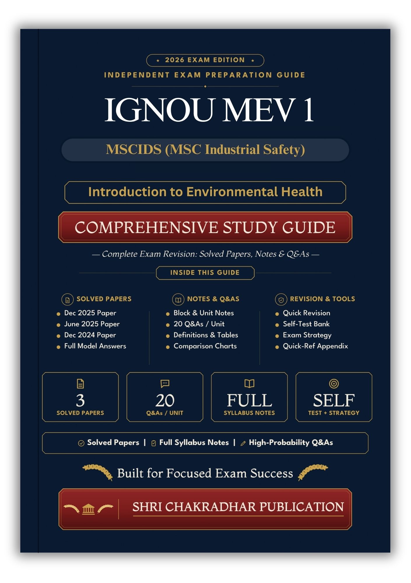 IGNOU MEV-001 Book (Introduction to Environmental Health) | Study Guide
