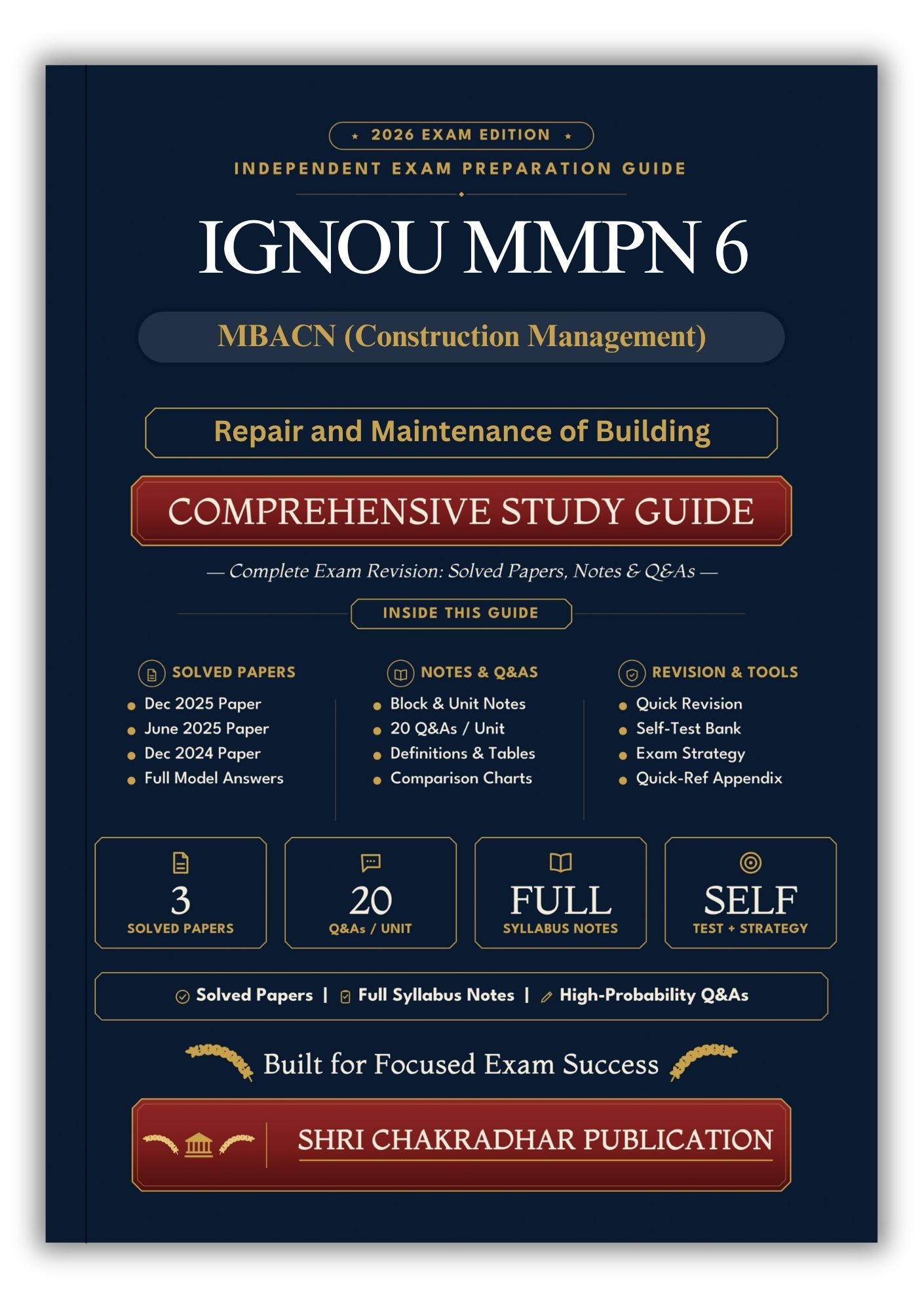 IGNOU MMPN-006 Book (Repair and Maintenance of Building) | Study Guide