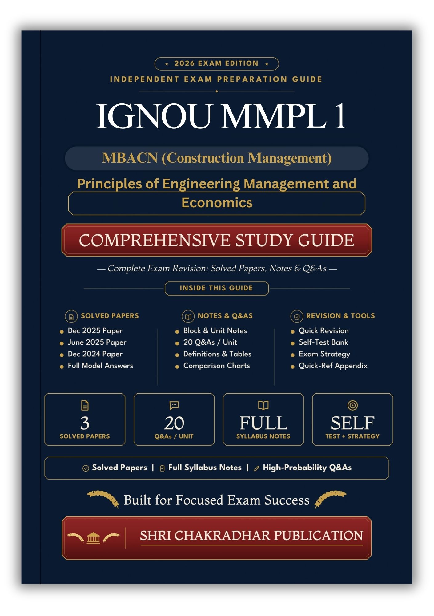 IGNOU MMPL-001 Book (Principles of Engineering Management and Economics) | Study Guide