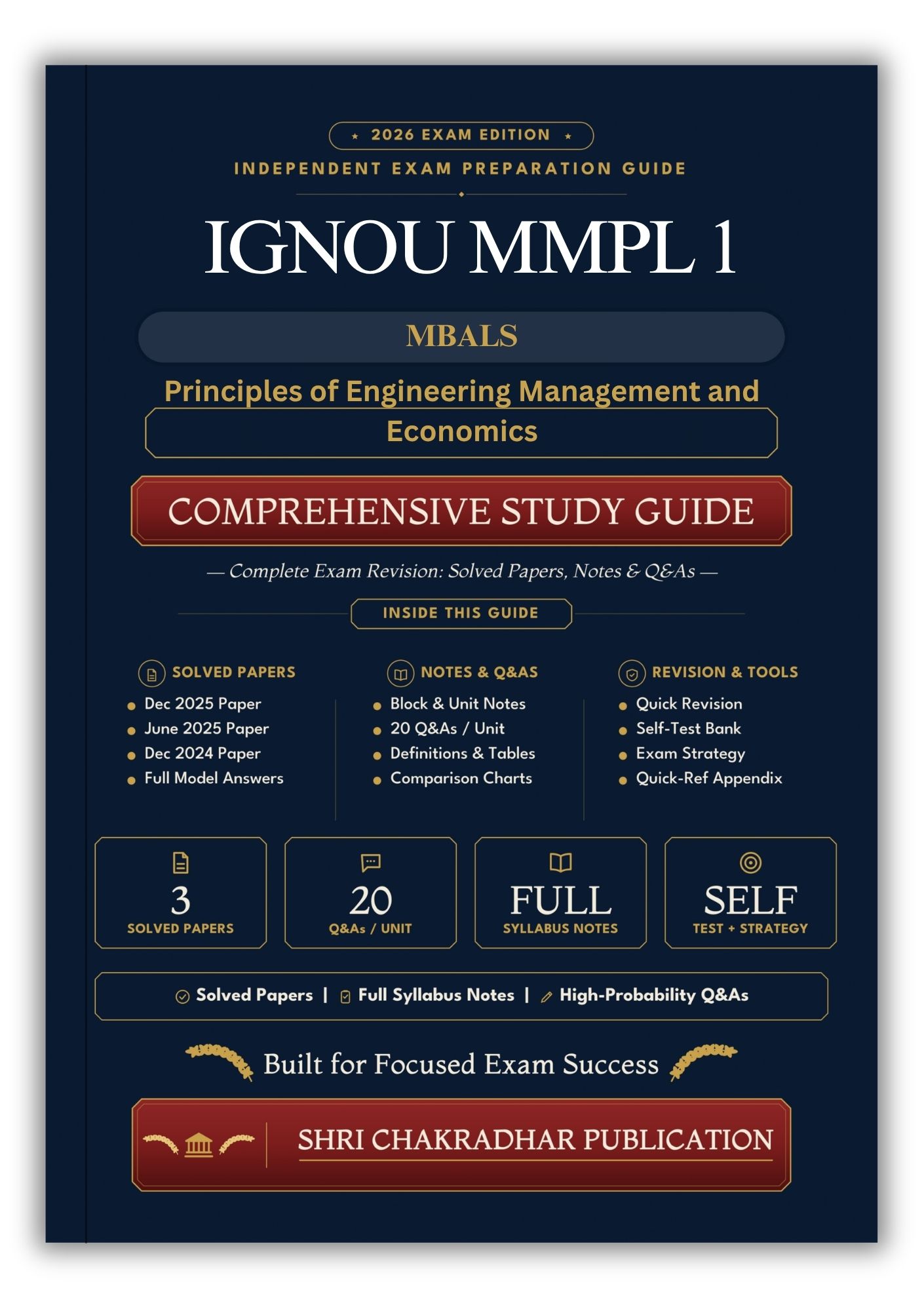 IGNOU MMPL-001 Book (Principles of Engineering Management and Economics) | Study Guide