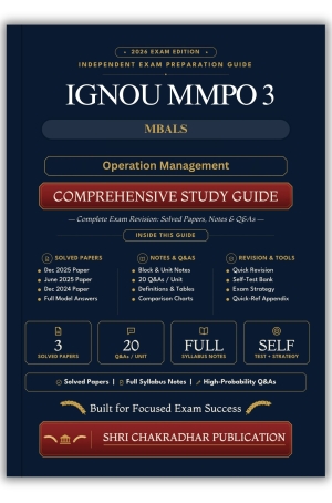 IGNOU MMPO-003 Book (Operation Management) | Study Guide