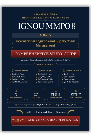 IGNOU MMPO-008 Book (International Logistics and Supply Chain Management) | Study Guide