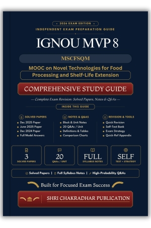 IGNOU MVP-008 Book (MOOC on Novel Technologies for Food Processing and Shelf-Life Extension) | Study Guide