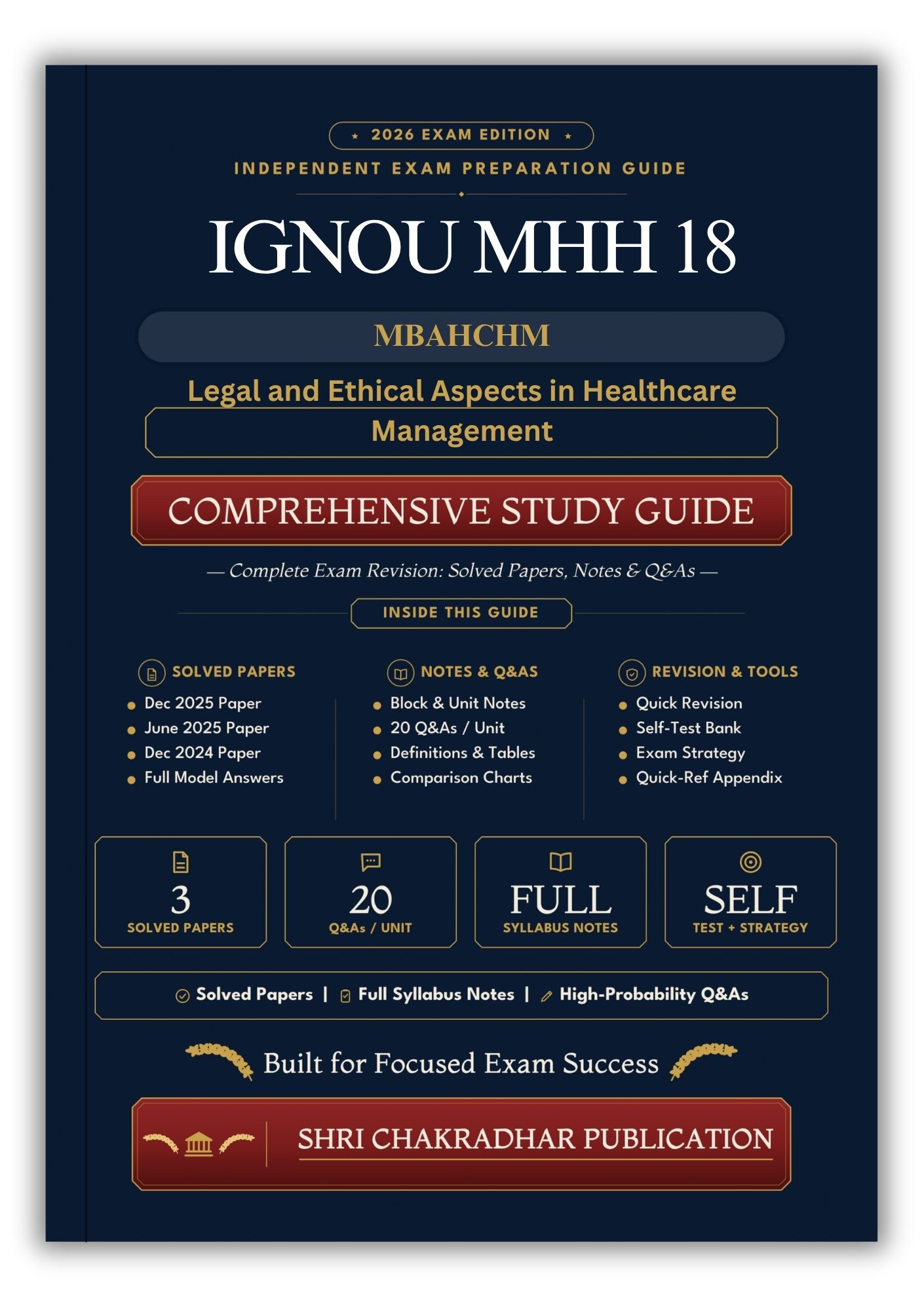 IGNOU MHH-018 Book (Legal and Ethical Aspects in Healthcare Management) | Study Guide