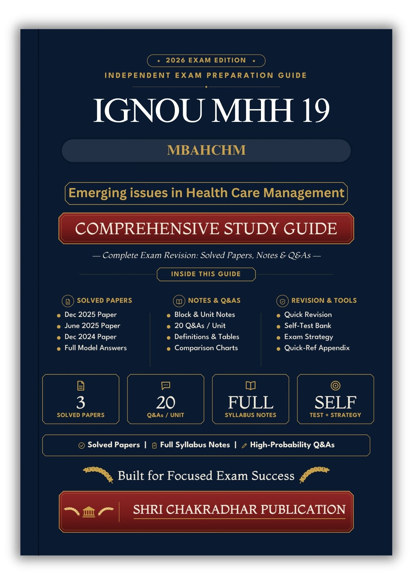 IGNOU MHH-019 Book (Emerging issues in Health Care Management) | Study Guide