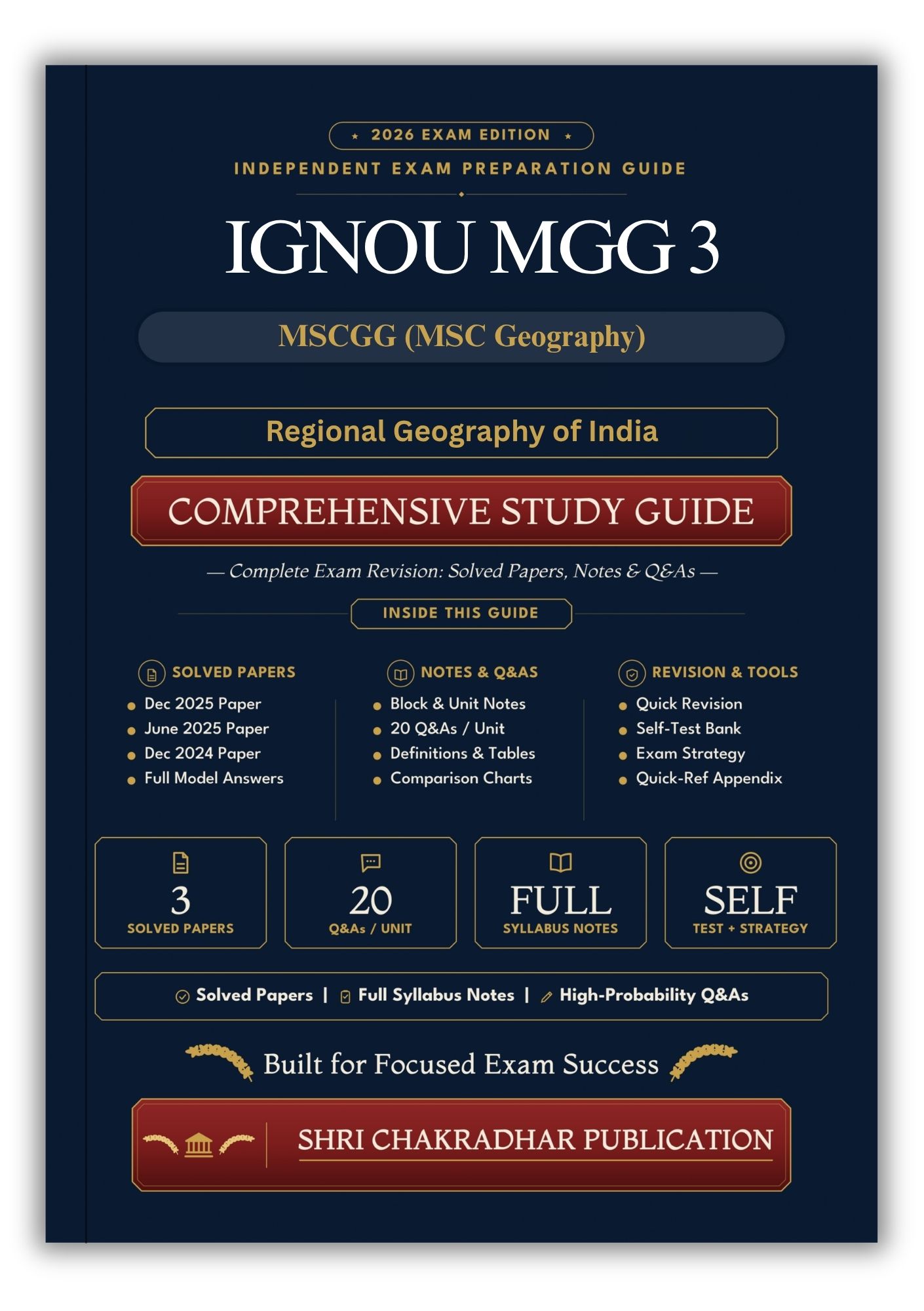 IGNOU MGG-003 Book (Regional Geography of India) | Study Guide