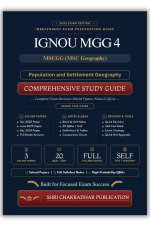 IGNOU MGG-004 Book (Population and Settlement Geography) | Study Guide