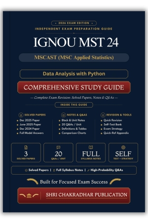 IGNOU MST-024 Book (Data Analysis with Python) | Study Guide