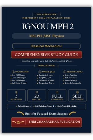 IGNOU MPH-002 Book (Classical Mechanics I) | Study Guide