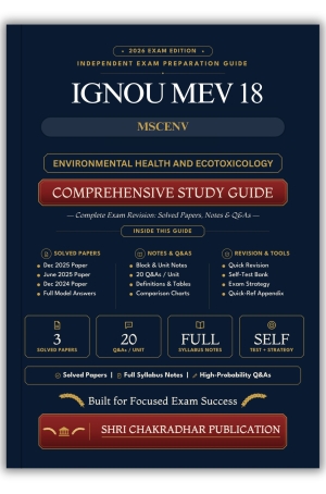 IGNOU MEV-18 Book (ENVIRONMENTAL HEALTH AND ECOTOXICOLOGY) | Study Guide
