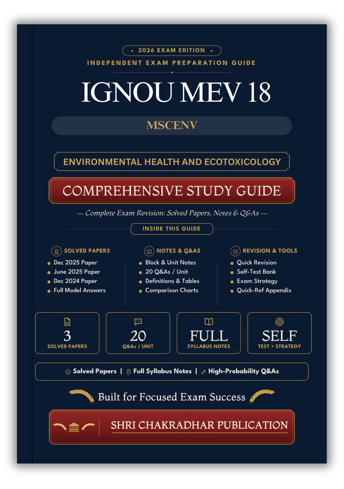 IGNOU MEV-18 Book (ENVIRONMENTAL HEALTH AND ECOTOXICOLOGY) | Study Guide