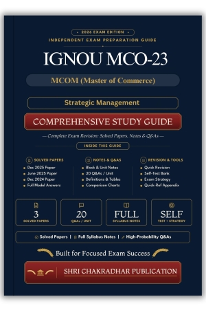 IGNOU MCO-023 Book (Strategic Management) | Study Guide
