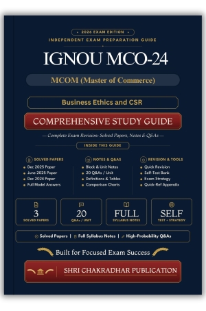 IGNOU MCO-024 Book (Business Ethics and CSR) | Study Guide