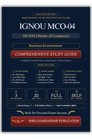 IGNOU MCO-04 Book (Business Environment) | Study Guide