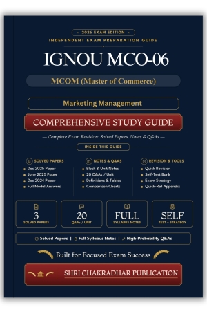IGNOU MCO-06 Book (Marketing Management) | Study Guide