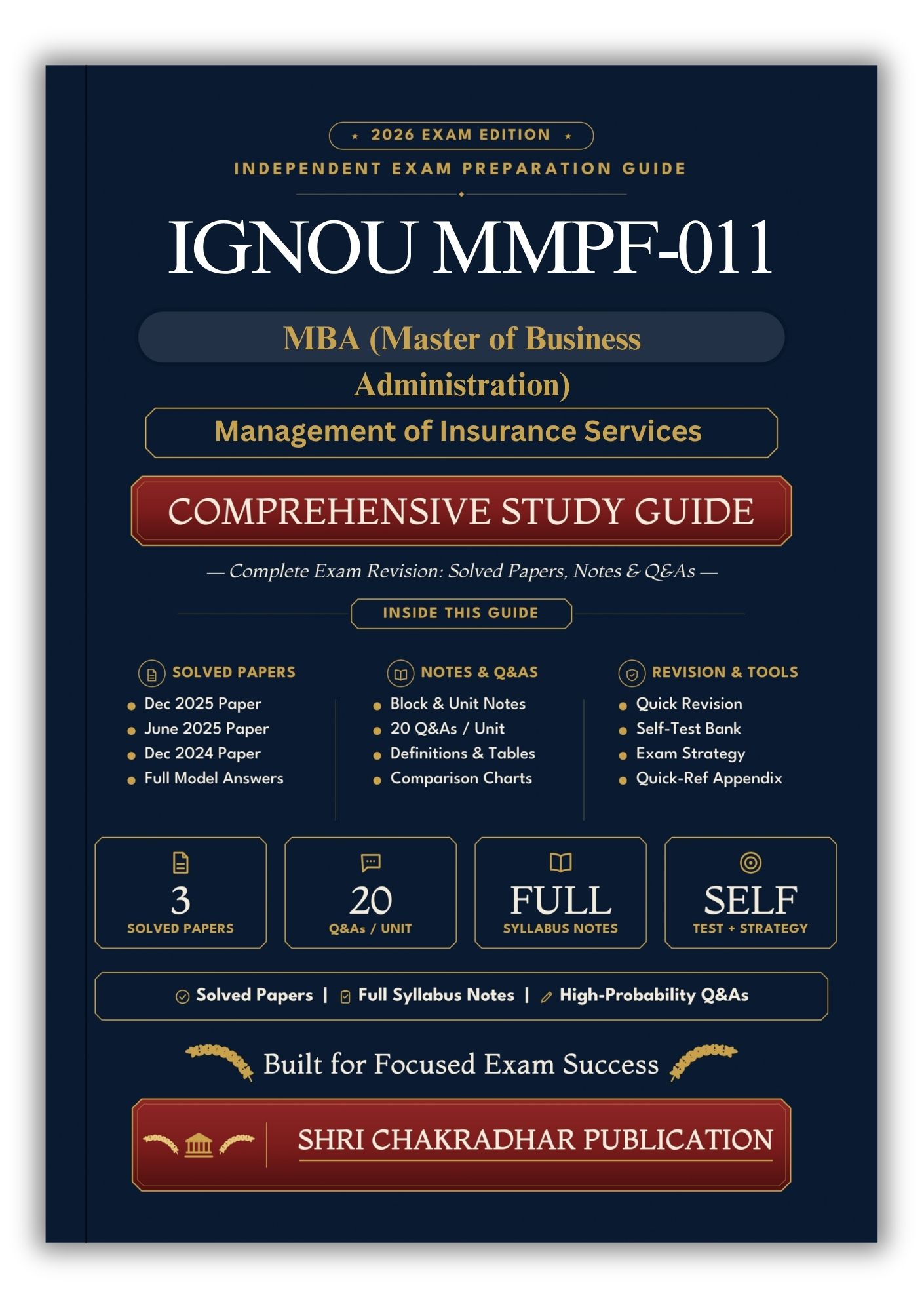 IGNOU MMPF-011 Book (Management of Insurance Services) | Study Guide