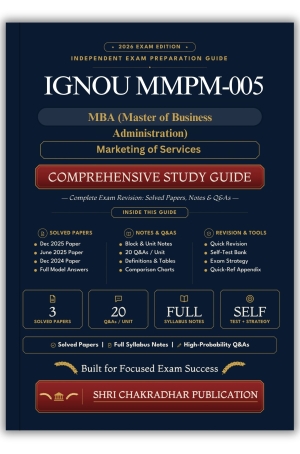 IGNOU MMPM-005 Book (Marketing of Services) | Study Guide