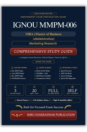 IGNOU MMPM-006 Book (Marketing Research) | Study Guide