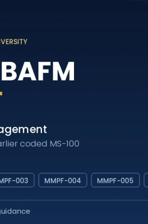 IGNOU MBAFM Project (MMPP-001) for MBA Financial Management